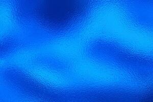 Blue Foil Texture Background with Glass Effect, Illustration for Web Design photo