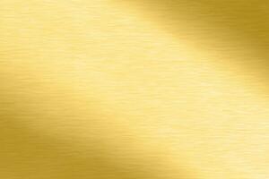 Shiny Gold Foil Texture, Abstract Metallic Background with Vintage Brass Plate Element photo