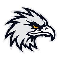 m eagle head mascot on a white background. vector