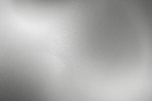 Abstract Texture, Glowing Silver Gray Foil Metal Wall with Copy Space photo
