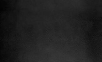 Close-Up View of Dark Black Vintage Leather Background with Rough Suede Texture - Full Frame photo