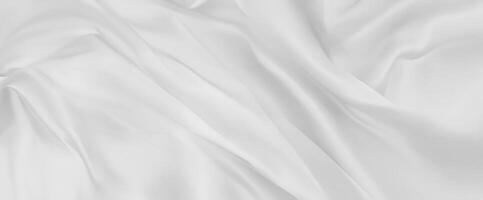 Luxurious White Silk Fabric Texture Background photo