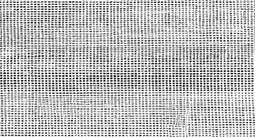 Abstract Halftone Illustration, Distressed Weaving Fabric Texture with Grunge Background - Black Overlay on White photo