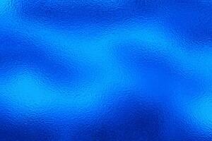 Blue Foil Texture Background with Glass Effect, Illustration for Web Design photo