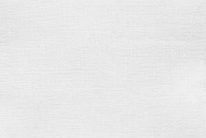 Linen Canvas Texture, Clean White Fabric Background photo