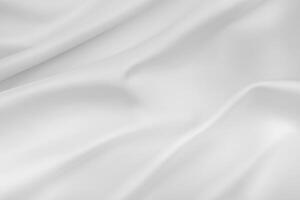 Minimalist White Silk Fabric Texture Background photo