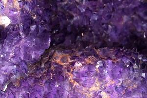 Pristine Purple Geode Surface, Precise Stock Photo