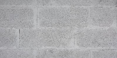 Seamless Grey Brick Cinder Block Wall Texture Background photo