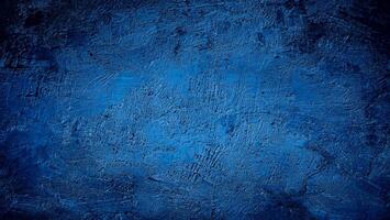 Minimalist Dark Blue Concrete Wall Texture Background photo