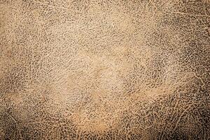 Macro Shot of Brown Leather Texture Background photo