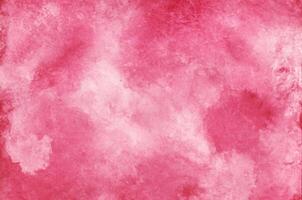 Refined Red Watercolor Texture, Sophisticated Background for Design Projects. photo