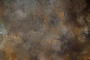 Textured Concrete Wall Background in Brown Tones, Abstract Design photo