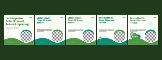 Editable carousel post, creative social media carousel template, modern and editable business carousel template design vector