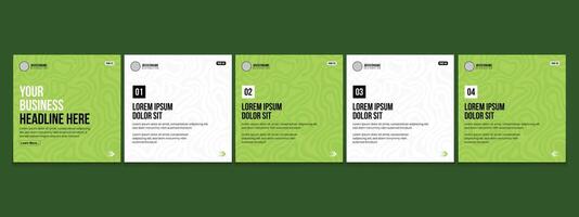 Editable carousel post, creative social media carousel template, modern and editable business carousel template design vector