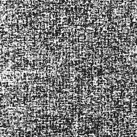 Abstract Halftone Illustration, Distressed Weaving Fabric Texture in Black and White photo
