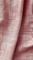 Close Up of Bed With Pink Comforter photo