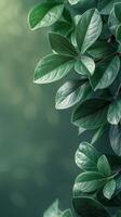 Close Up of Leaves on a Branch photo