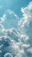 Sun Shining Through Clouds in the Sky photo