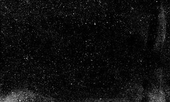 Dust Overlay Screen Effect for Grunge Background and Vintage Style, Abstract Dust Particle and Grain Texture on Black Background photo