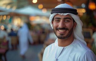 Smiling Man in White Shirt photo