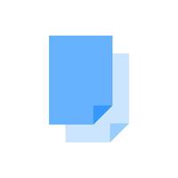 Duplicate, copy content icon in flat style design isolated on white background. vector