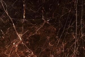Dark Brown Marble Texture with White Pattern, Ideal Background for Product Design photo