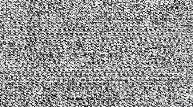 Abstract Halftone Illustration, Distressed Weaving Fabric Texture with Grunge Background. Black Isolated on White Overlay for Depth and Interest. photo