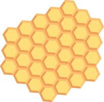 honeycomb illustration in isometric column style and very tempting vector
