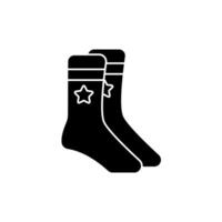 socks concept line icon. Simple element illustration. socks concept outline symbol design. vector