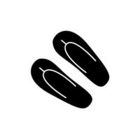 flip flops concept line icon. Simple element illustration. flip flops concept outline symbol design. vector