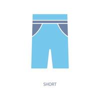 short concept line icon. Simple element illustration. short concept outline symbol design. vector