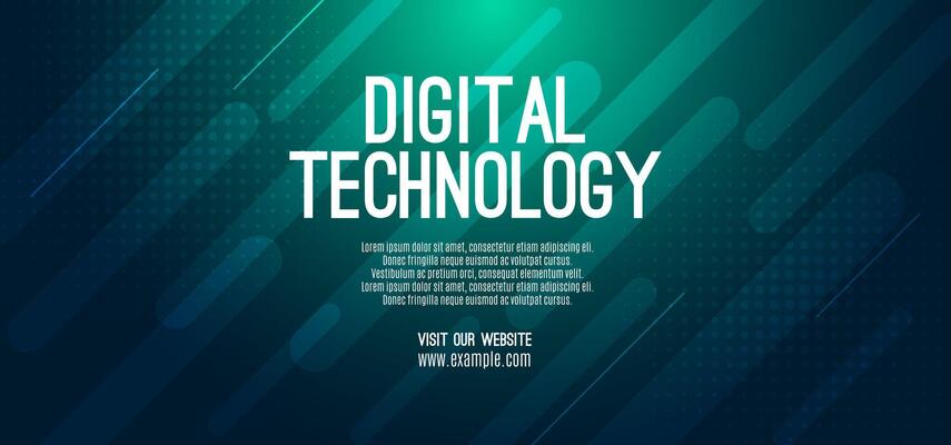 Digital technology speed connect blue green background, cyber nano information, abstract communication, innovation future tech data, internet network connection, Ai big data, line dot illustration