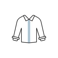 jacket concept line icon. Simple element illustration. jacket concept outline symbol design. vector