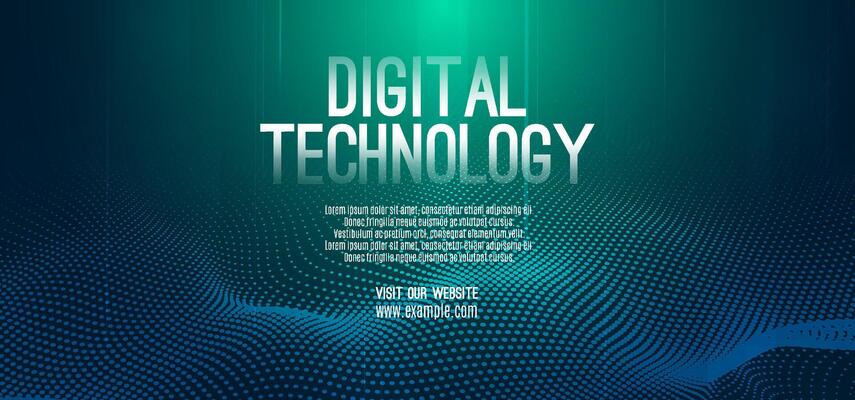 Digital technology speed connect blue green background, cyber nano information, abstract communication, innovation future tech data, internet network connection, Ai big data, line dot illustration 3d