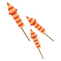 New Year Firecracker Illustration vector