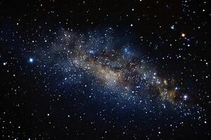 Stunning Cosmic Display of Stars and Galaxies in Deep Space photo