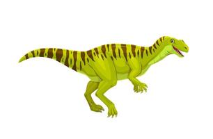 Neovenator prehistoric dinosaur, ancient reptile vector