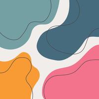 Vintage shape background vector