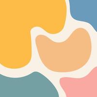 Vintage aesthetic shape background design vector