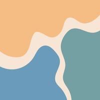 Retro shape background design vector