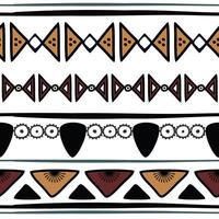 cute minimalist ethnic background pattern vector
