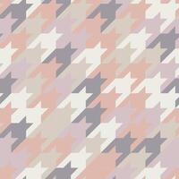 houndstooth pastel color textile pattern vector