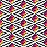 abstract geometric zigzag retro pattern vector