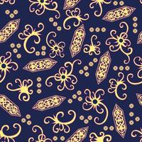 ethnic batik kalimantan seamless pattern vector