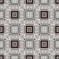 abstract geometric tiles ethnic pattern vector
