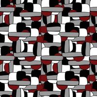 abstract random shape textile pattern vector