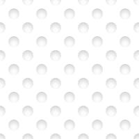 White geometric dotted texture. Tile spotted endless background. Seamless decorative circle repeatable pattern vector