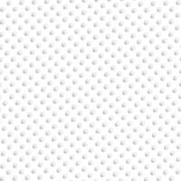White geometric dotted texture. Tile spotted endless background. Seamless decorative circle repeatable pattern vector