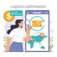 Reducing the cost of production. Automatization and effective optimization vector