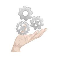 Illustration of setting vector